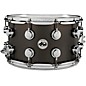 DW Collector's Series Satin Black Over Brass Snare Drum With Chrome Hardware 14 x 8 in. thumbnail
