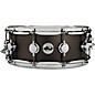 DW Collector's Series Satin Black Over Brass Snare Drum With Chrome Hardware 14 x 5.5 in. thumbnail