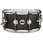 DW Collector's Series Satin Black Over Brass Snare Drum With Chrome Hardware 14 x 6.5 in. thumbnail