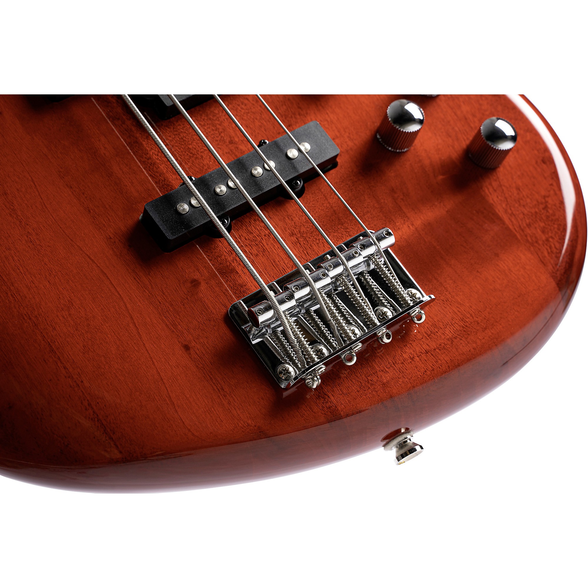Cort Action Bass Plus Electric Bass Transparent Red | Guitar