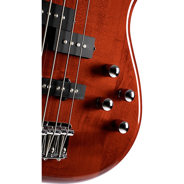 Cort Action Bass Plus Electric Bass Transparent Red