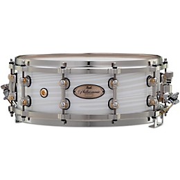 Pearl Philharmonic Maple/Birch Snare Drum 14 x 5 in. Silver White Swirl