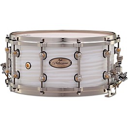 Pearl Philharmonic Maple/Birch Snare Drum 14 x 5... Pearl Philharmonic Maple/Birch Snare Drum 14 x 6.5 in. Silver White Swirl