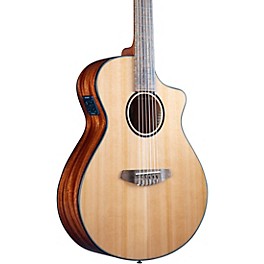 Breedlove Pursuit Exotic S CE Cedar-Myrtle Concert Acoustic-Electric Classical Guitar Natural