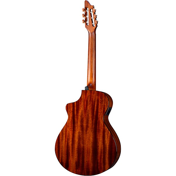 Breedlove Pursuit Exotic S CE Cedar-Myrtle Concert Acoustic-Electric Classical Guitar Natural