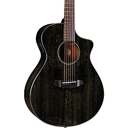 Breedlove Rainforest S African Mahogan... Breedlove Rainforest S African Mahogany Concert Acoustic-Electric Guitar Black Gold