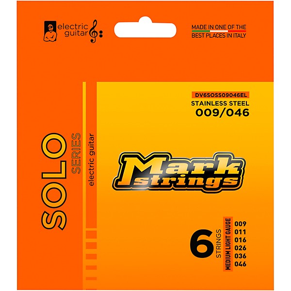 Markbass Solo Series Stainless Steel Electric Guitar Strings 9 42