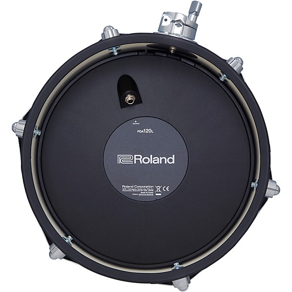 Roland PDA120L-BK V-Drums Acoustic Design 3 Series Tom Pad 12 in.