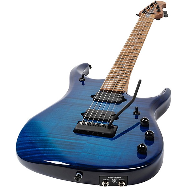 Ernie Ball Music Man JP15 John Petrucci Signature Electric Guitar - Ultramarine Flame