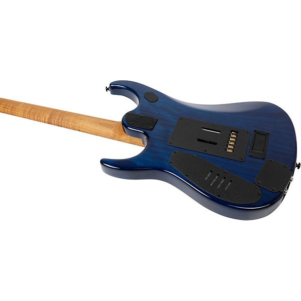 Ernie Ball Music Man JP15 John Petrucci Signature Electric Guitar - Ultramarine Flame