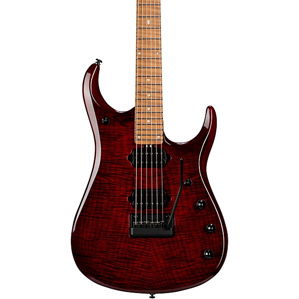 Ernie Ball Music Man JP15 6-String Electric Guitar Red Tide Flame