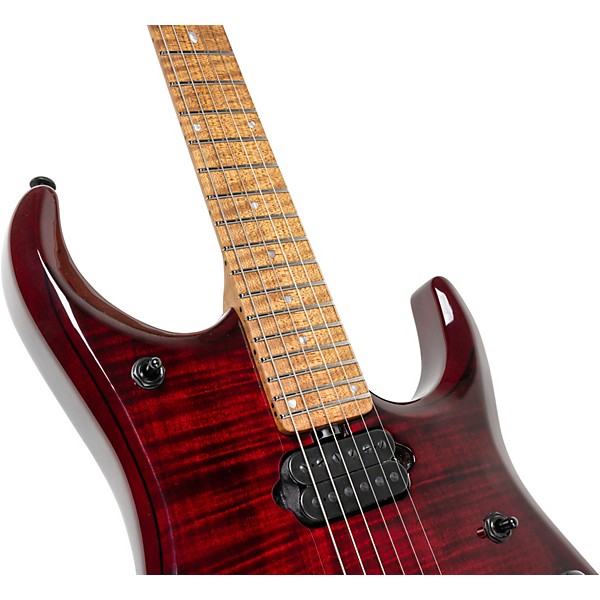 Ernie Ball Music Man JP15 6-String Electric Guitar Red Tide Flame