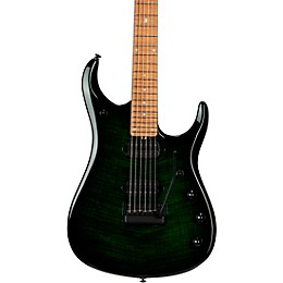 Ernie Ball Music Man JP15 6-String Electric Guitar Green Tiger Eye Flame