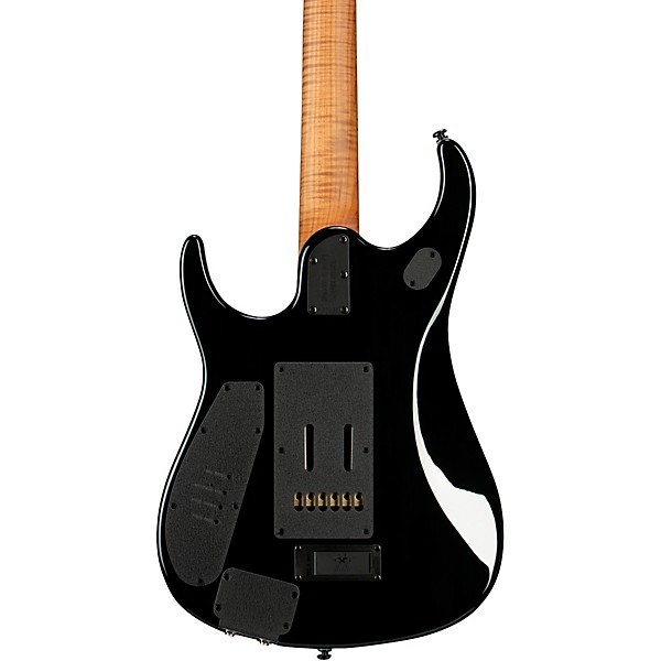 Ernie Ball Music Man JP15 6-String Electric Guitar Green Tiger Eye Flame