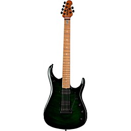 Ernie Ball Music Man JP15 6-String Electric Guitar Green Tiger Eye Flame