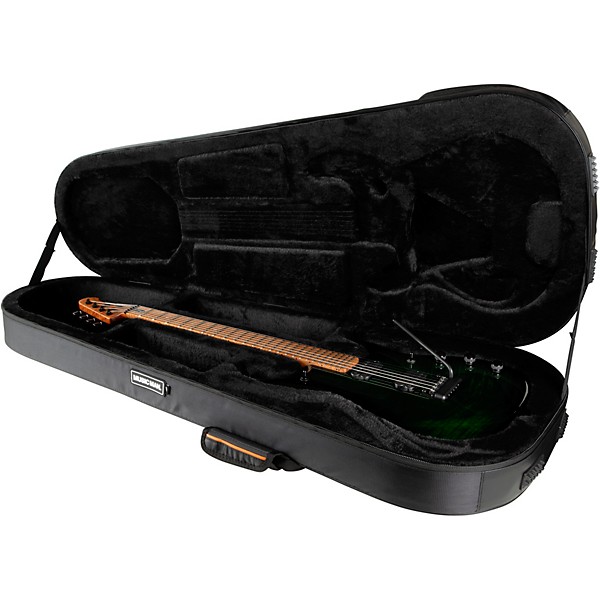 Ernie Ball Music Man JP15 6-String Electric Guitar Green Tiger Eye Flame