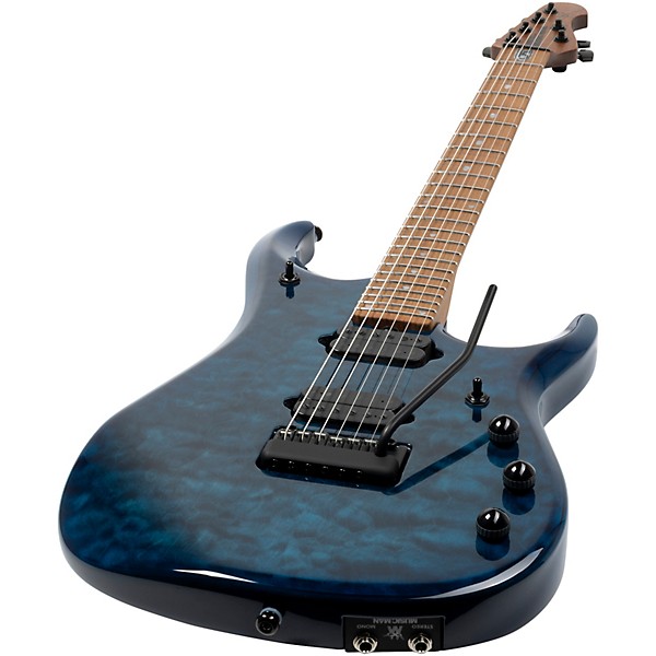 Ernie Ball Music Man JP15 6-String Electric Guitar Ultramarine Quilt