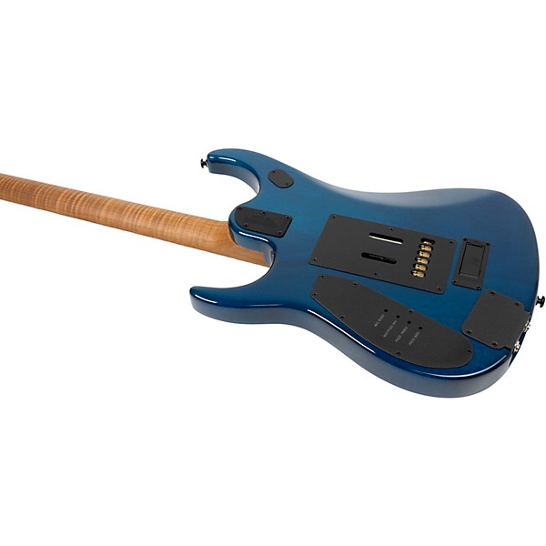 Ernie Ball Music Man JP15 6-String Electric Guitar Ultramarine Quilt