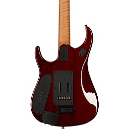 Ernie Ball Music Man JP15 Electric Guitar Red Tide Quilt