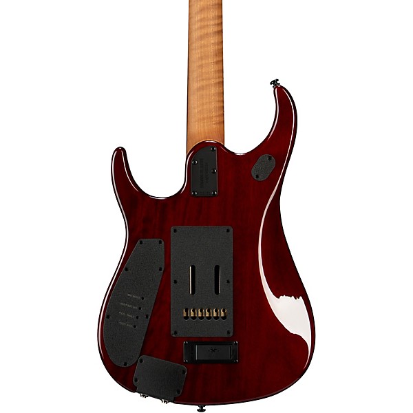 Ernie Ball Music Man JP15 Electric Guitar Red Tide Quilt