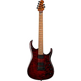 Ernie Ball Music Man JP15 Electric Guitar Red Tide Quilt
