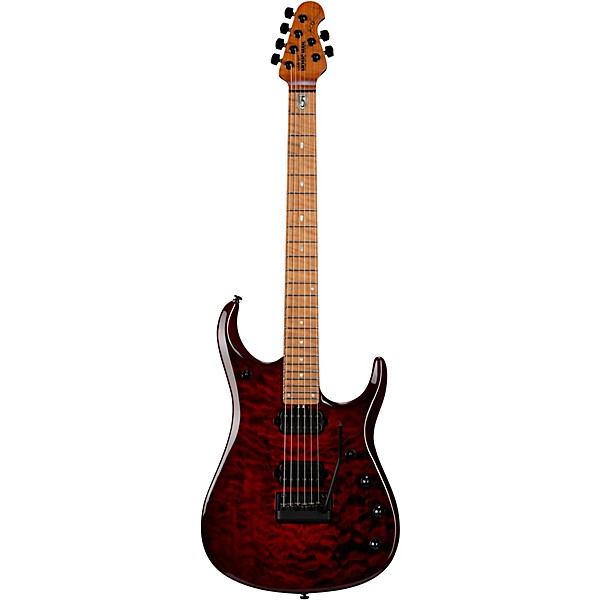 Ernie Ball Music Man JP15 Electric Guitar Red Tide Quilt