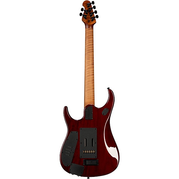 Ernie Ball Music Man JP15 Electric Guitar Red Tide Quilt