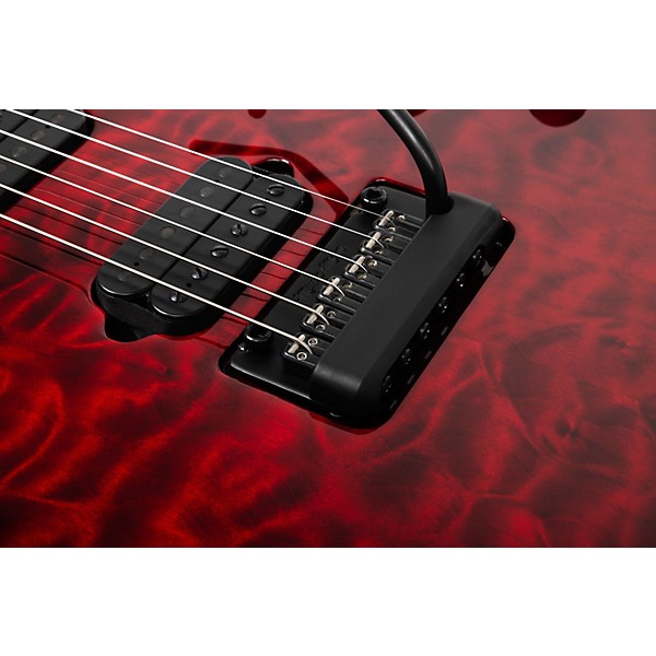 Ernie Ball Music Man JP15 Electric Guitar Red Tide Quilt