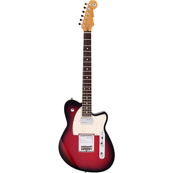 Reverend Crosscut Rosewood Fingerboard Electric Guitar Red Burst