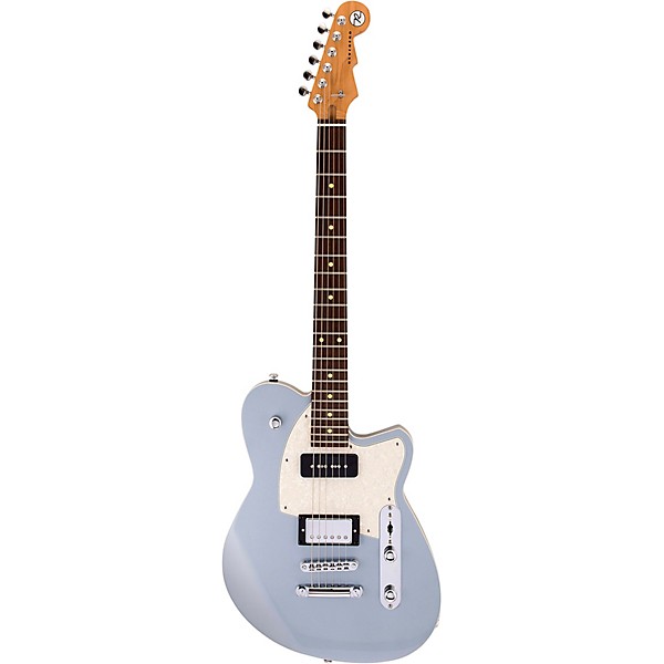 Reverend Double Agent OG Rosewood Fingerboard Electric Guitar Silver Freeze