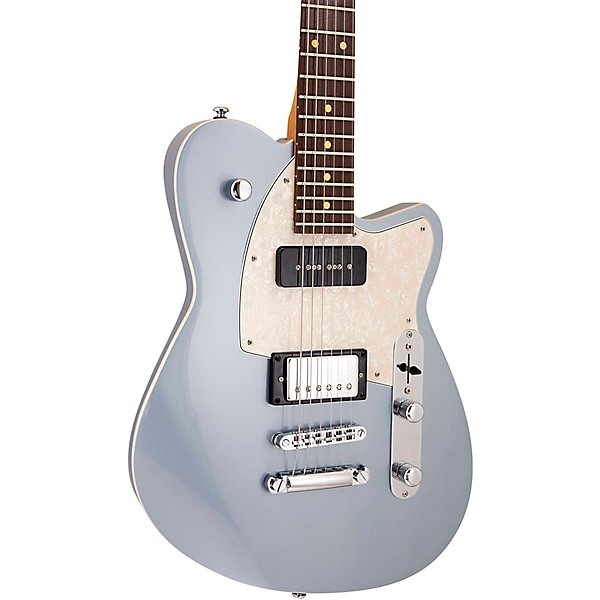 Reverend Double Agent OG Rosewood Fingerboard Electric Guitar Silver Freeze