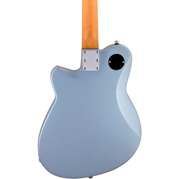 Reverend Double Agent OG Rosewood Fingerboard Electric Guitar Metallic Silver Freeze