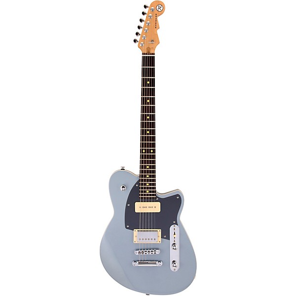 Reverend Double Agent OG Rosewood Fingerboard Electric Guitar Metallic Silver Freeze