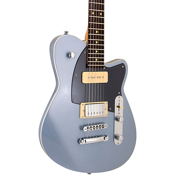 Reverend Double Agent OG Rosewood Fingerboard Electric Guitar Metallic Silver Freeze