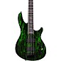 Open Box Schecter Guitar Research C-4 Silver Mountain Electric Bass Level 2 Toxic Venom 194744671715 thumbnail