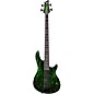 Open Box Schecter Guitar Research C-4 Silver Mountain Electric Bass Level 2 Toxic Venom 194744671715