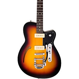 Reverend Club King 290 Rosewood Fingerboard Electric Guitar 3 Tone Burst