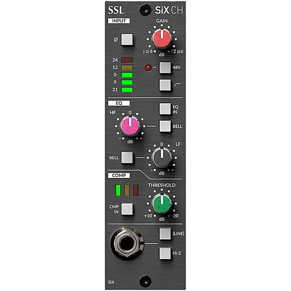 Solid State Logic SiX Channel 500 Series Mini Channel Strip