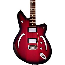 Reverend Airsonic W Rosewood Fingerboard Elect... Reverend Airsonic W Rosewood Fingerboard Electric Guitar Metallic Red Burst