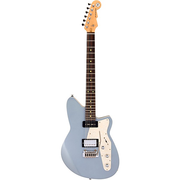Reverend Double Agent W Rosewood Fingerboard Electric Guitar Metallic Silver Freeze