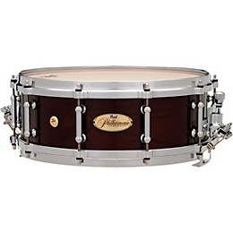 Pearl Philharmonic Maple Snare Drum 14 x 5 in. High Gloss Walnut Bordeaux