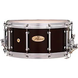 Pearl Philharmonic Maple Snare Drum 14 x 5 in.... Pearl Philharmonic Maple Snare Drum 14 x 6.5 in. High Gloss Walnut Bordeaux