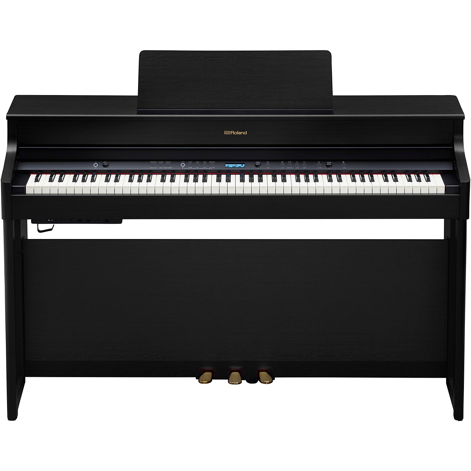 Contradicción cáustico frijoles Roland MP200 88-Key Digital Upright Piano With Stand and Bench Black |  Guitar Center