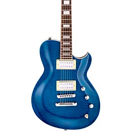 Reverend Roundhouse RA Electric Guitar Wine Red Reverend Roundhouse RA Electric Guitar Transparent Blue