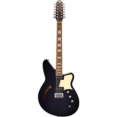 Reverend Airwave 12 String Electric Guitar Midnight Black for sale