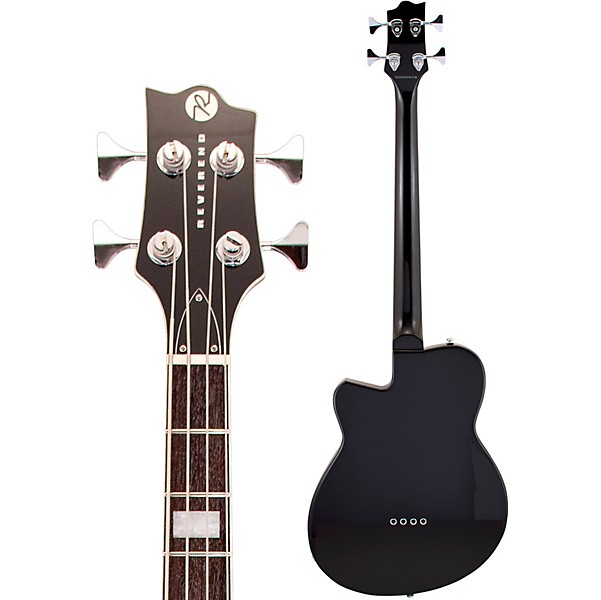Reverend Dub King Electric Bass Guitar Midnight Black