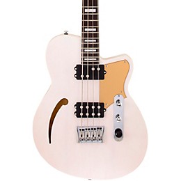 Reverend Dub King Electric Bass Guitar Transparent White