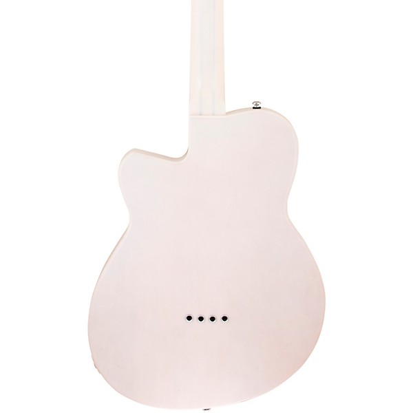 Reverend Dub King Electric Bass Guitar Transparent White