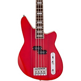 Reverend Sentinel Electric Bass High Tide Blue Reverend Sentinel Electric Bass Transparent Cherry