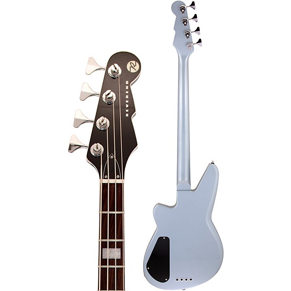 Reverend Thundergun Electric Bass Metallic Silver Freeze